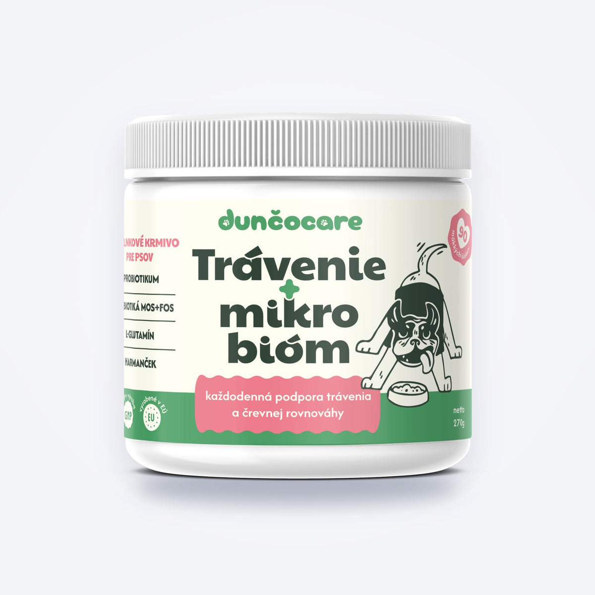 DunčoCare Trávenie & mikrobióm – doplnkové krmivo pre psov, 90 mäkkých kúskov